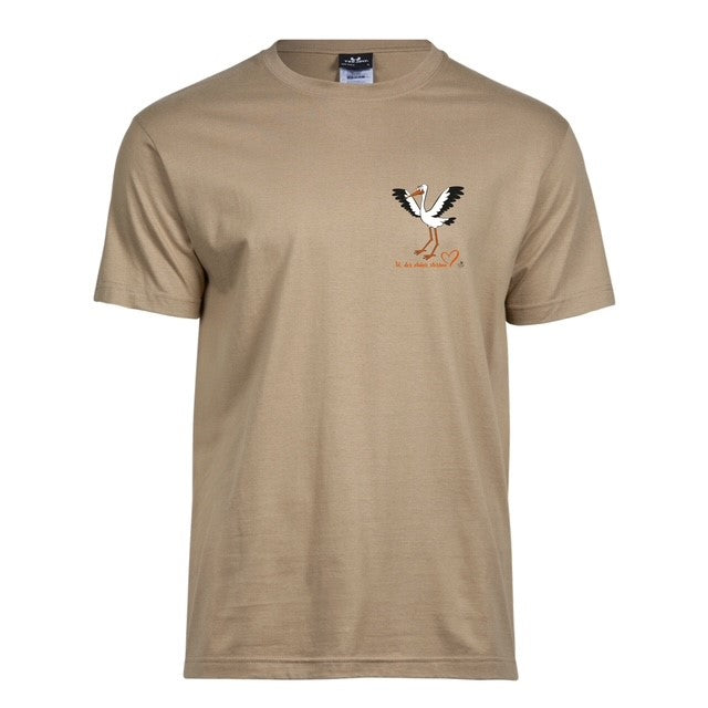 Unisex T-shirt med lille Storkeline