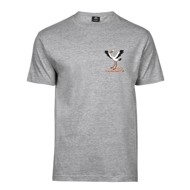 Unisex T-shirt med lille Storkeline